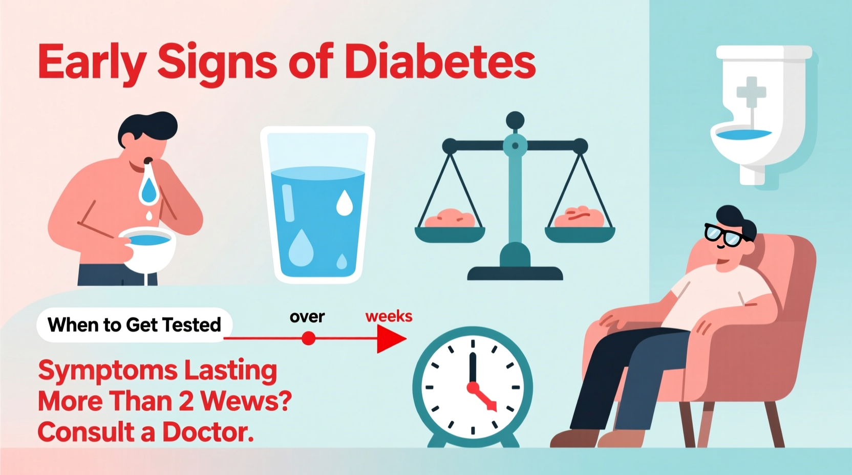 how to recognize diabetes early key signs and when to get tested