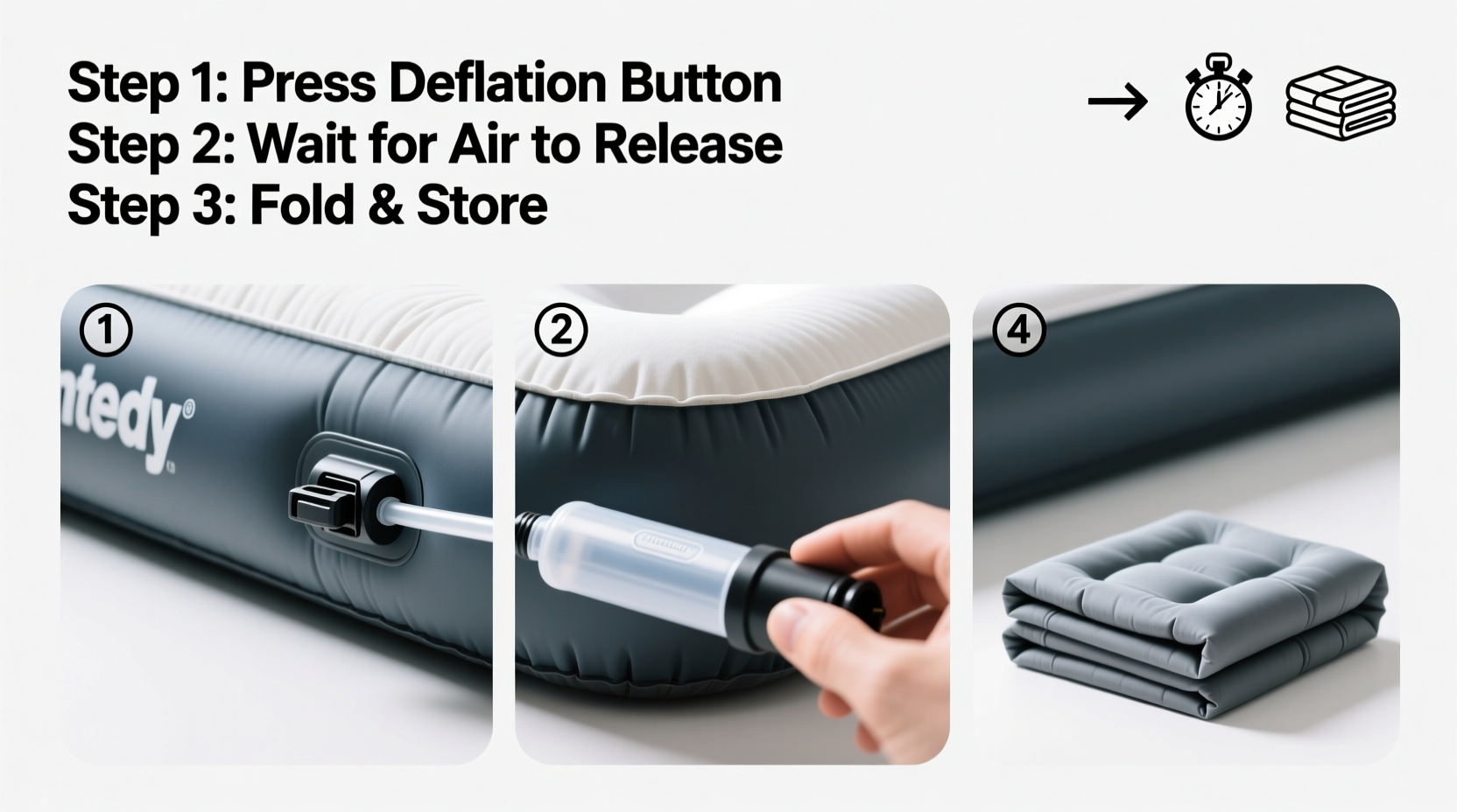 step by step guide how to easily deflate an air mattress using your intex pump