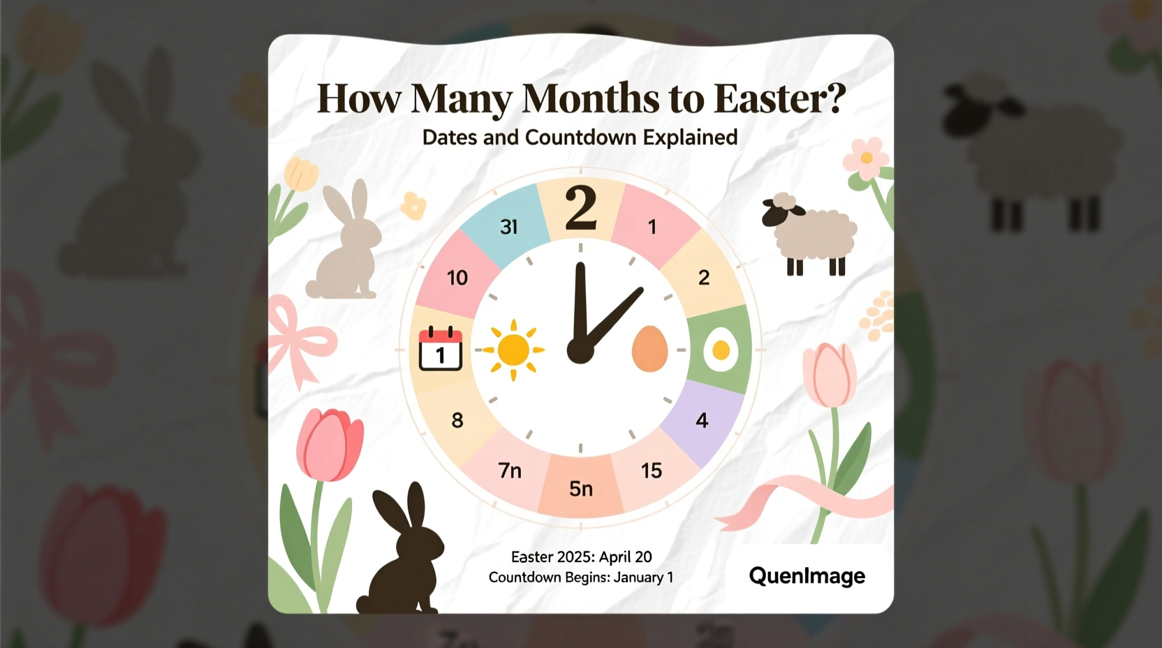 how many months to easter