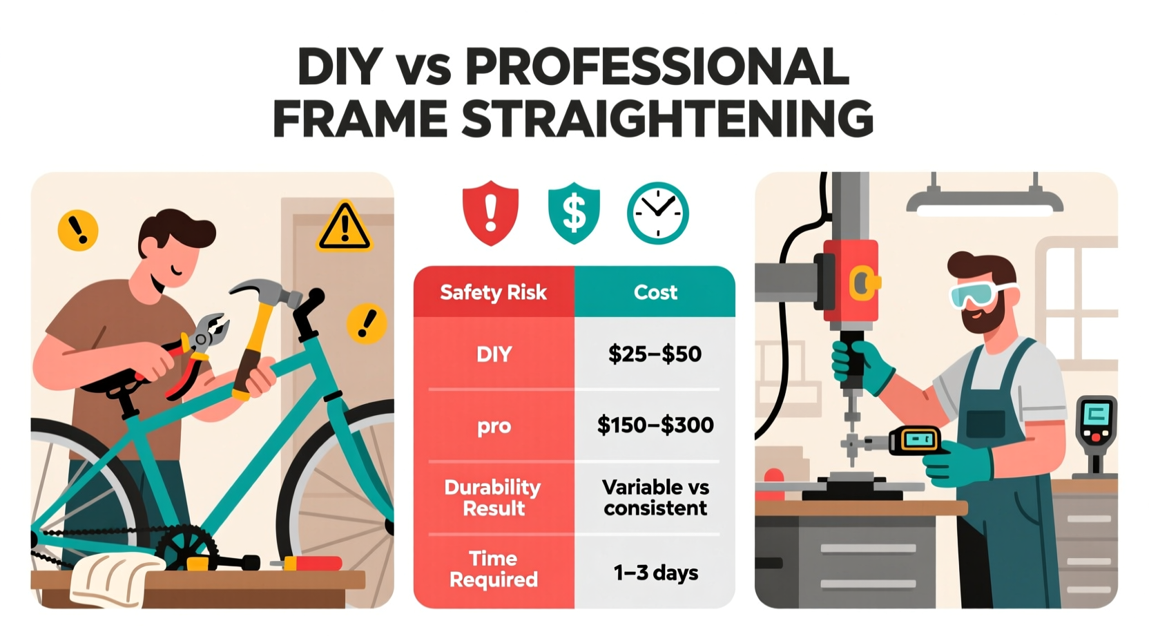 frame straightening diy vs pro