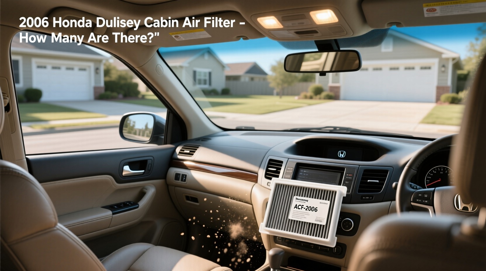 2006 Honda Odyssey Cabin Air Filter Replacement Guide