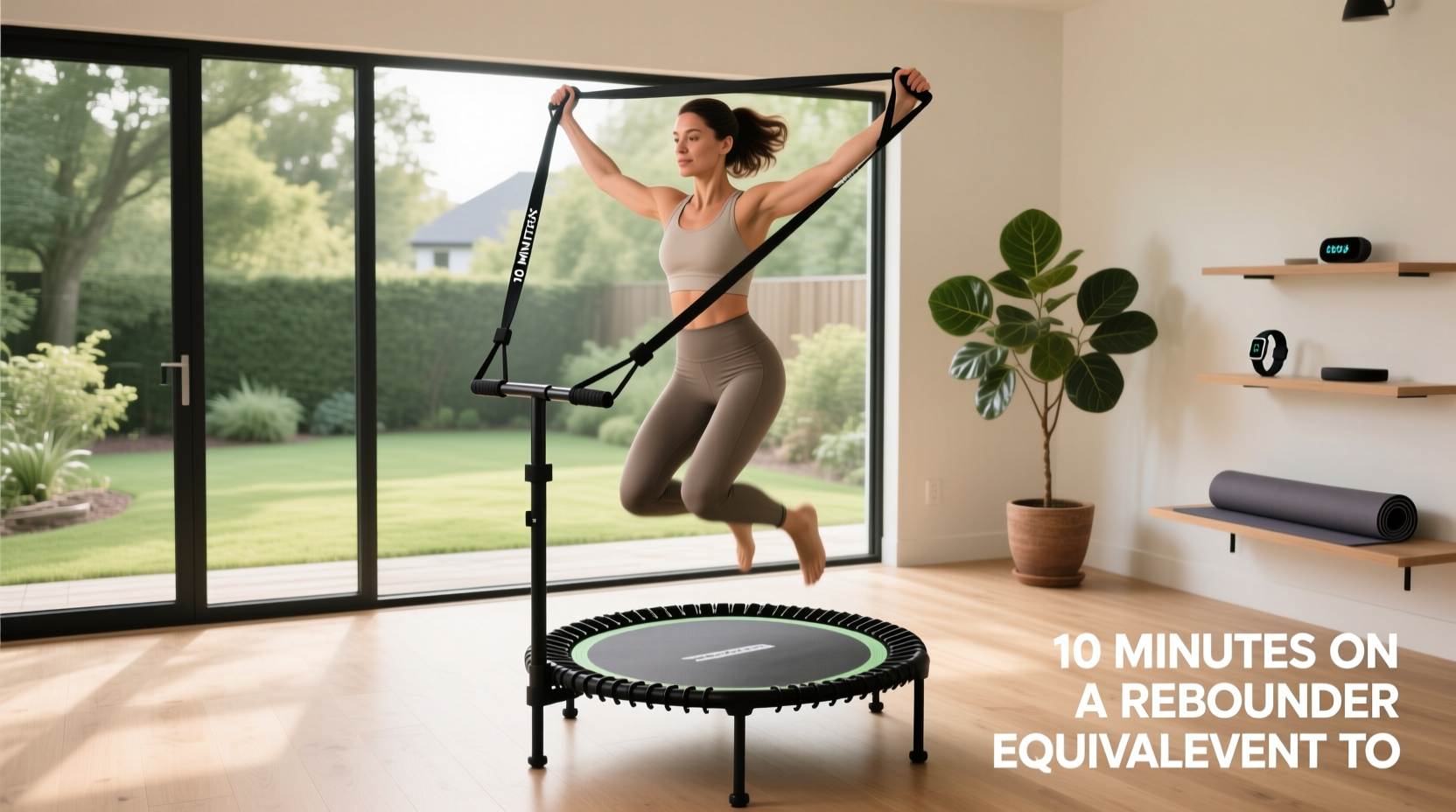 10 min rebounder vs running what it equals