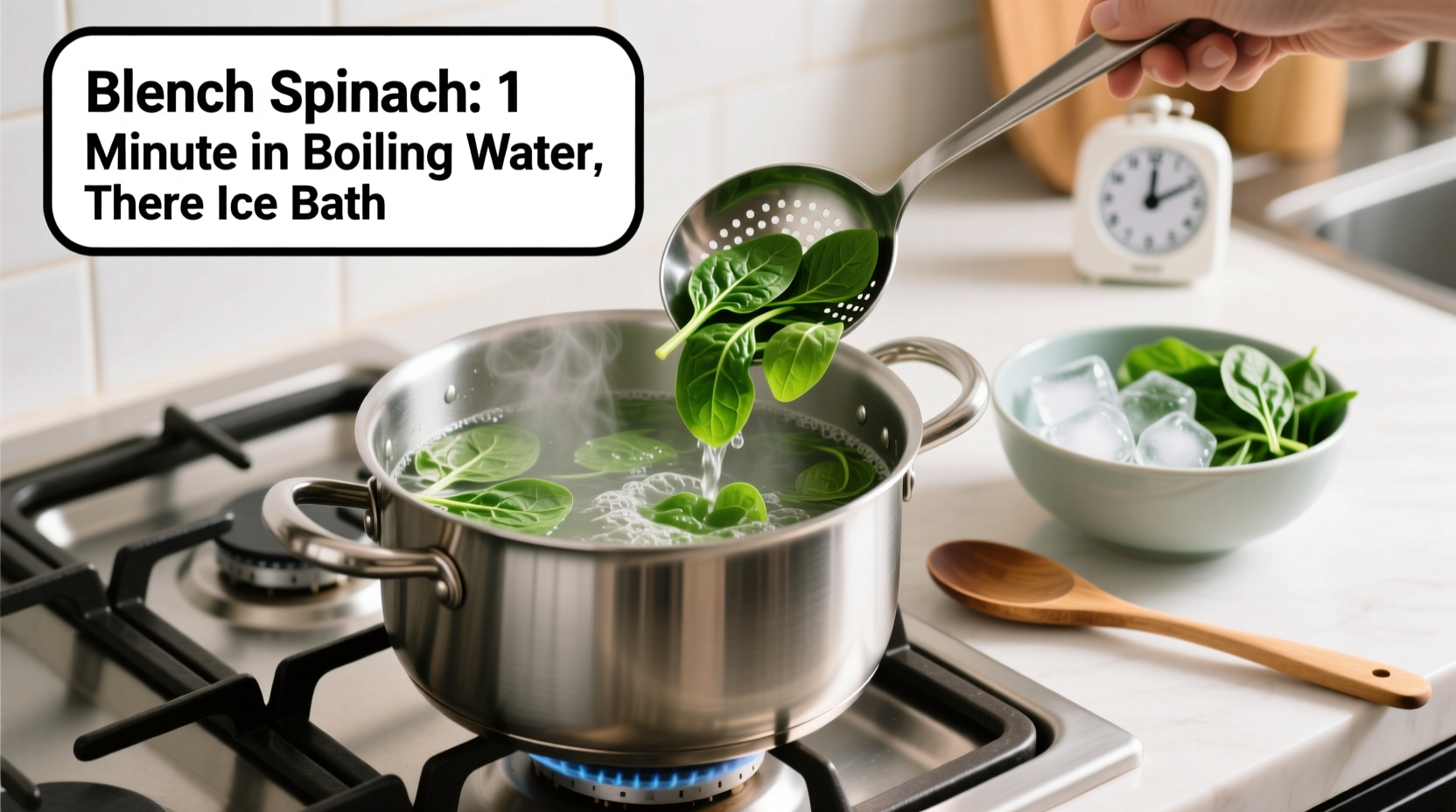 How to Blanch Spinach: Perfect Technique in 5 Minutes
