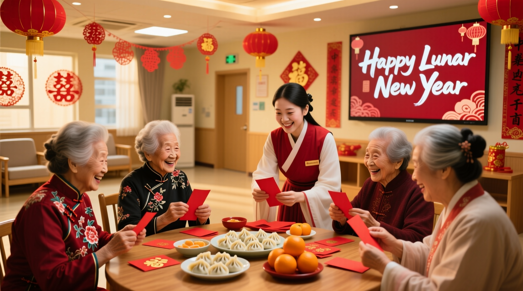 how to celebrate chinese new year in a nursing home