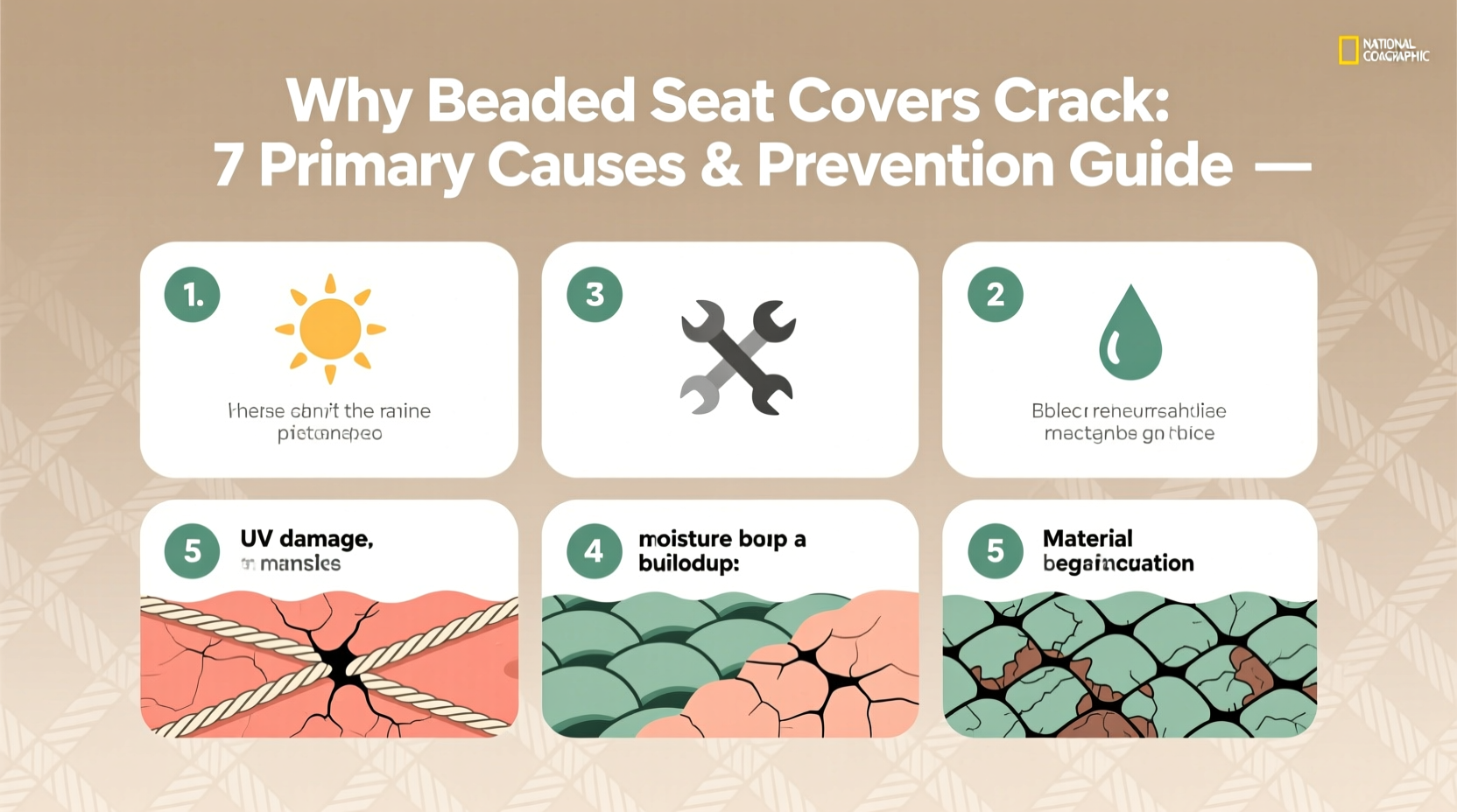 beaded covers cracking reasons