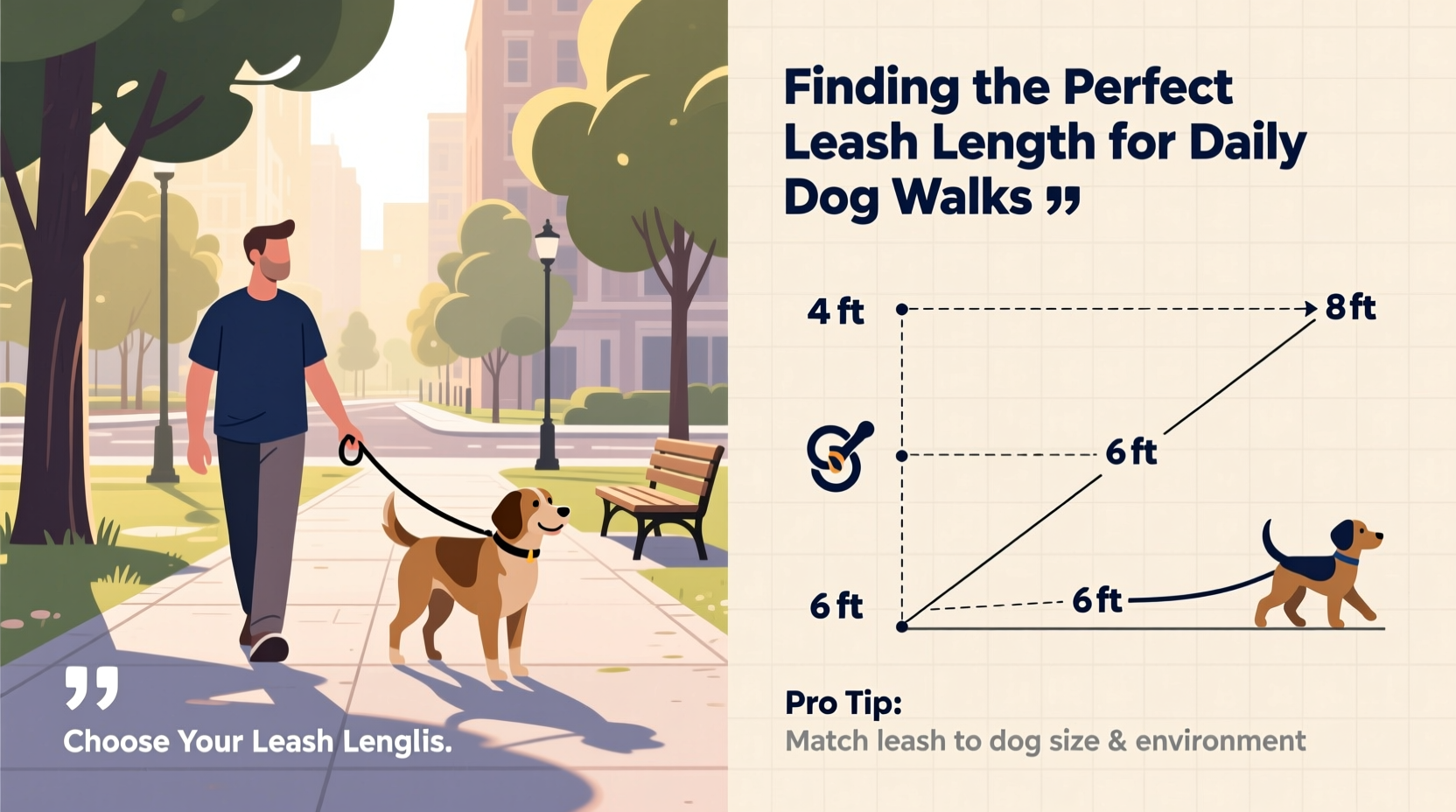 finding the perfect leash length for daily dog walks a practical guide for every pet owner