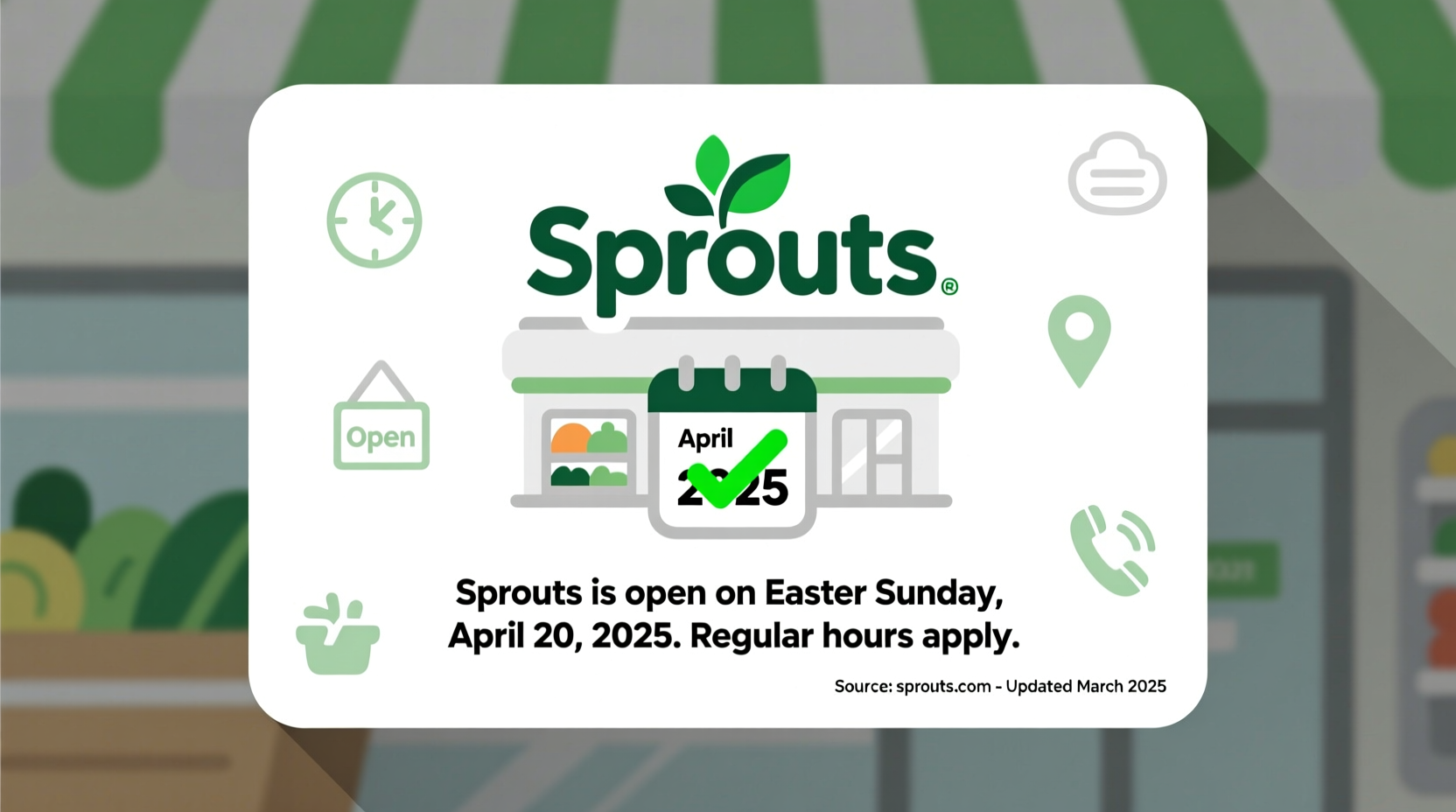 is sprouts open easter 2025