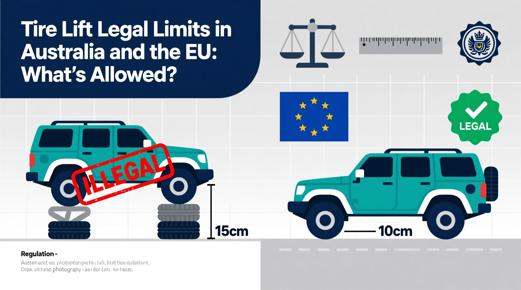 tire lift legal limits au eu