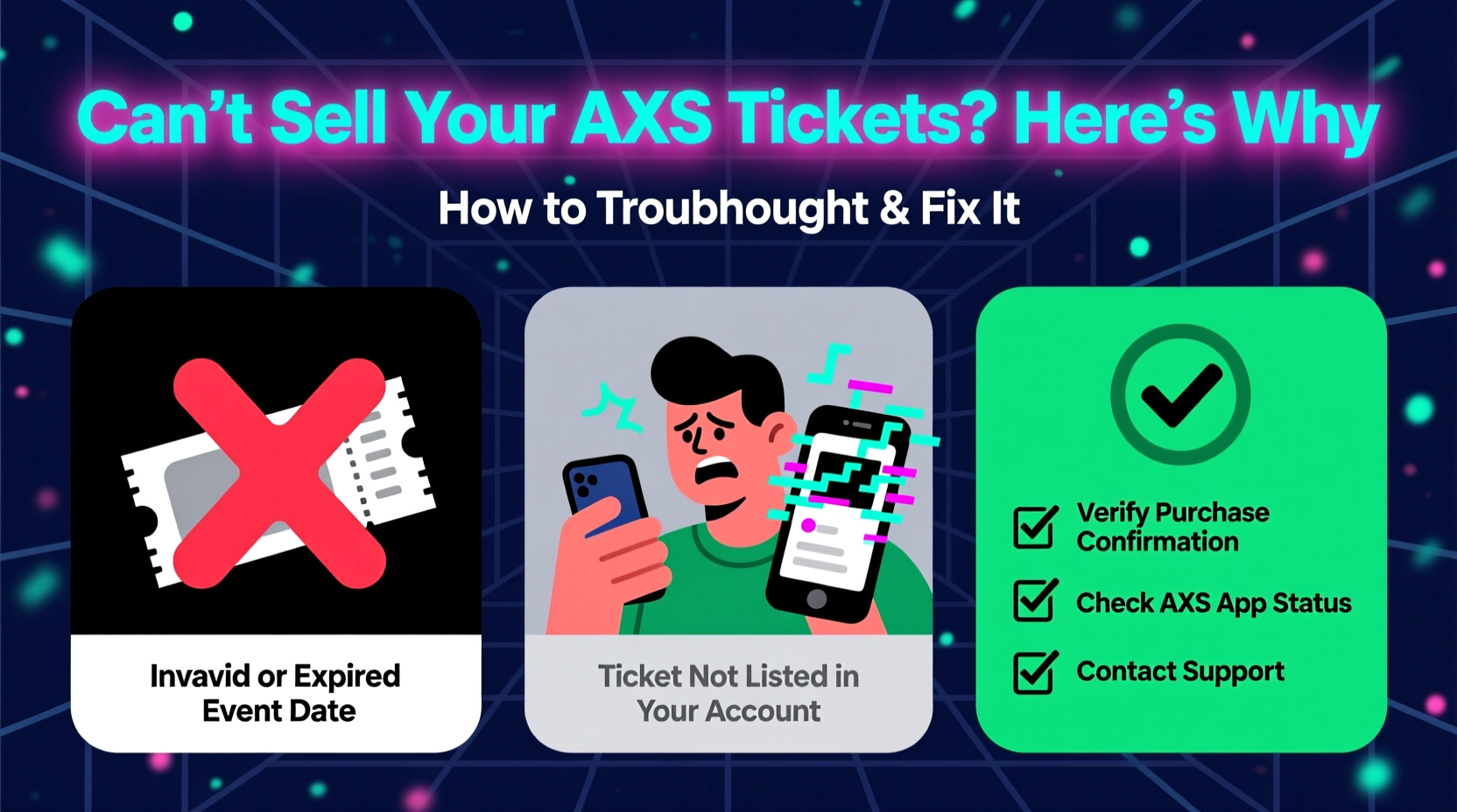 cant sell your axs tickets heres why how to troubleshoot