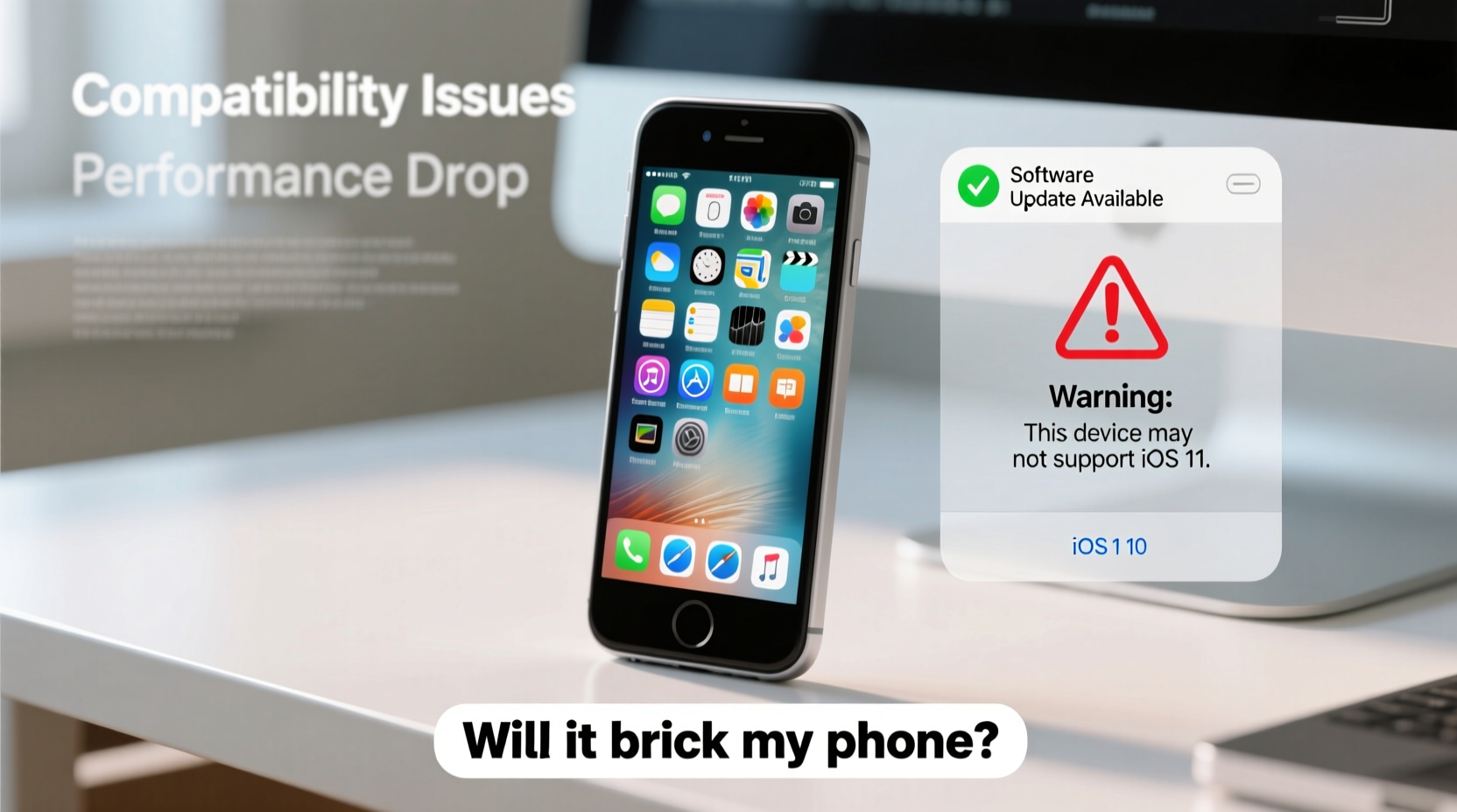 iphone 5s on ios 10 should i finally update to ios 11 or will it brick my phone