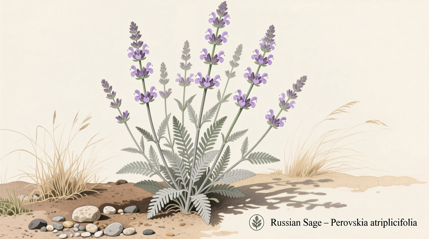 What Does Russian Sage Look Like? Plant Guide