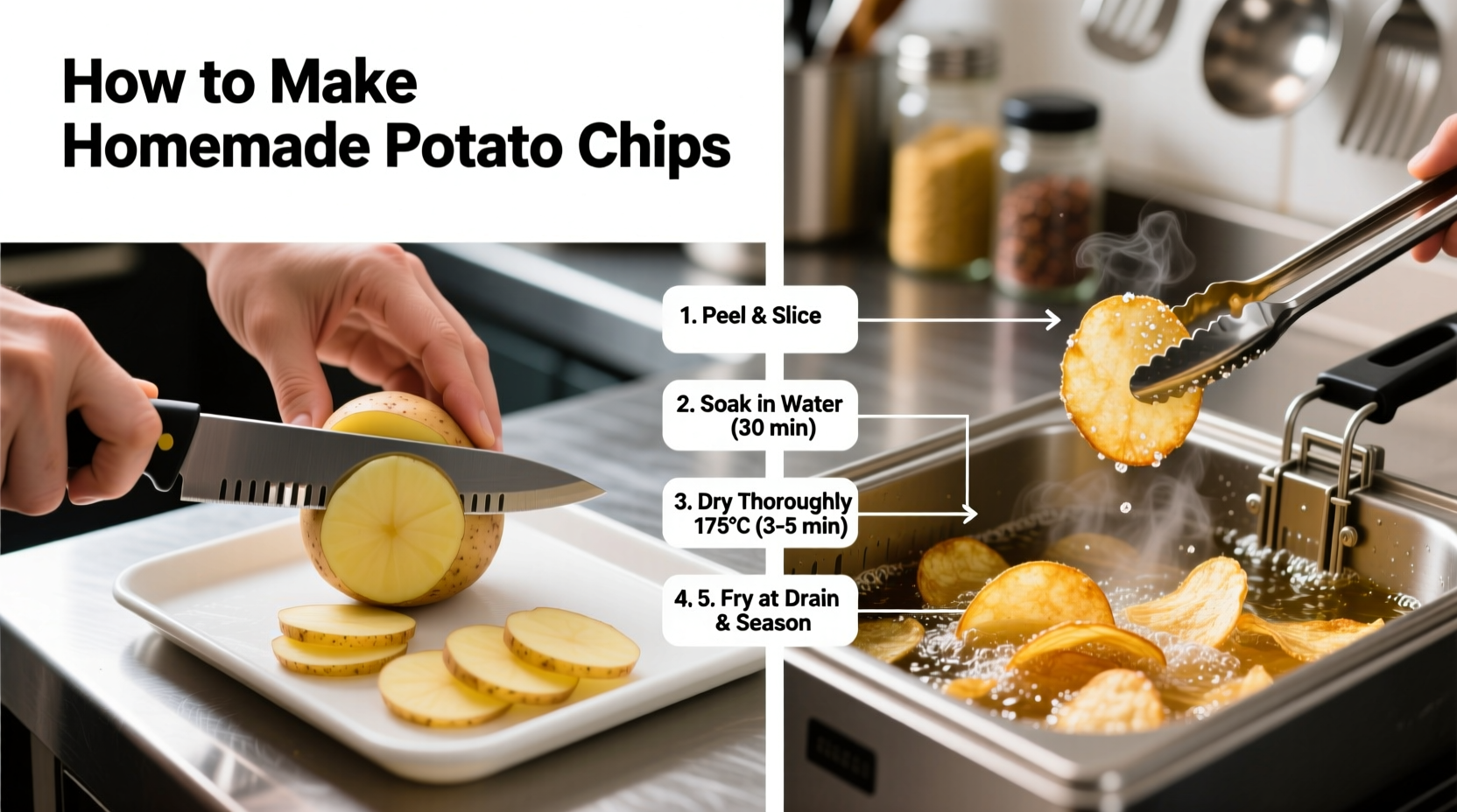 how to produce potato chips