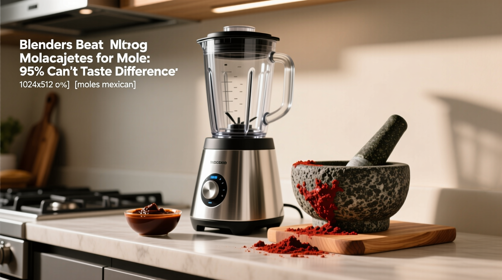 blenders beat molcajetes for mole 95 can t taste difference