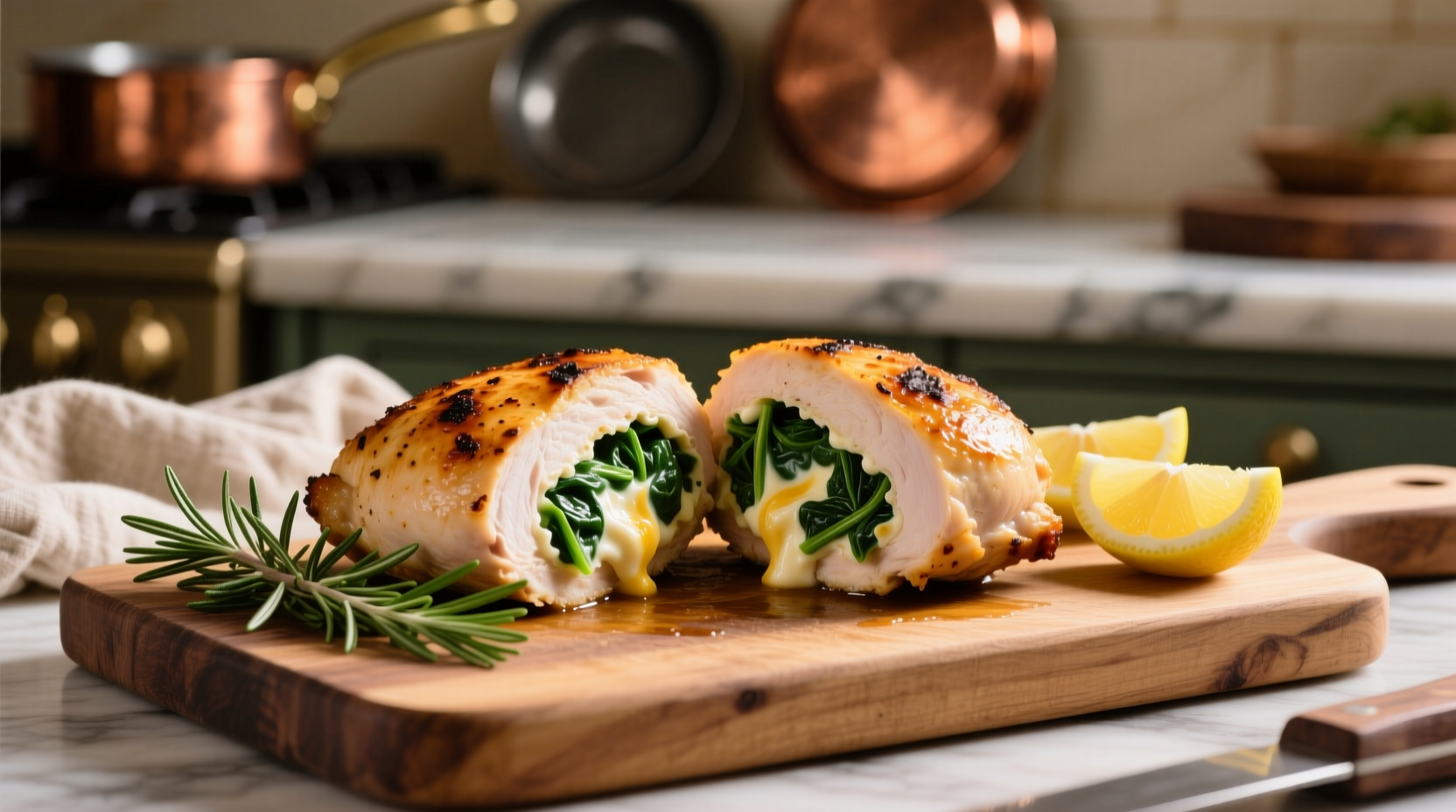 Perfect Spinach and Ricotta Stuffed Chicken Recipe in 45 Minutes