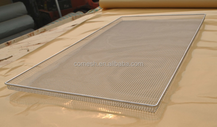 Customizable Stainless Steel Wire Mesh Tray Bread Cooling Pans rustproof