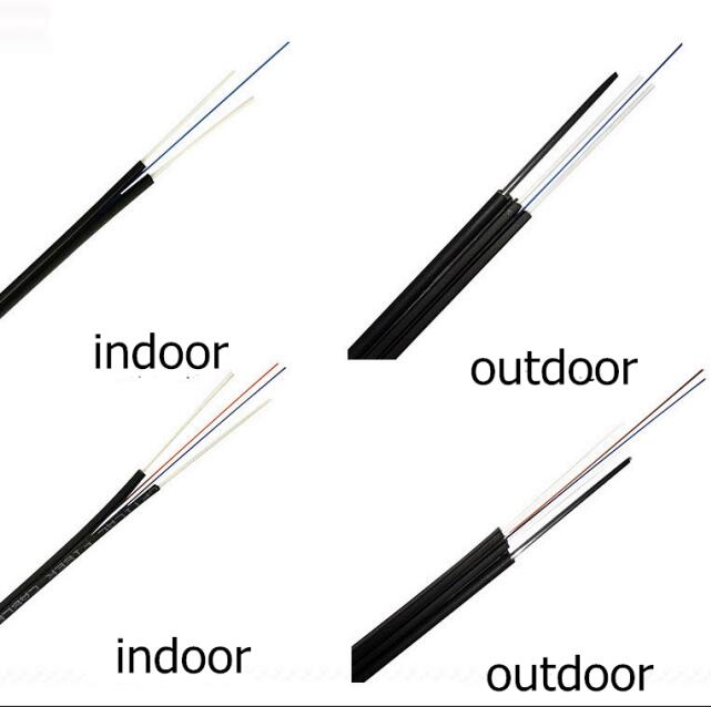2/4/6/8/12 Cores Indoor FTTH Fiber Optic Cable For Horizontal And Vertical Cabling
