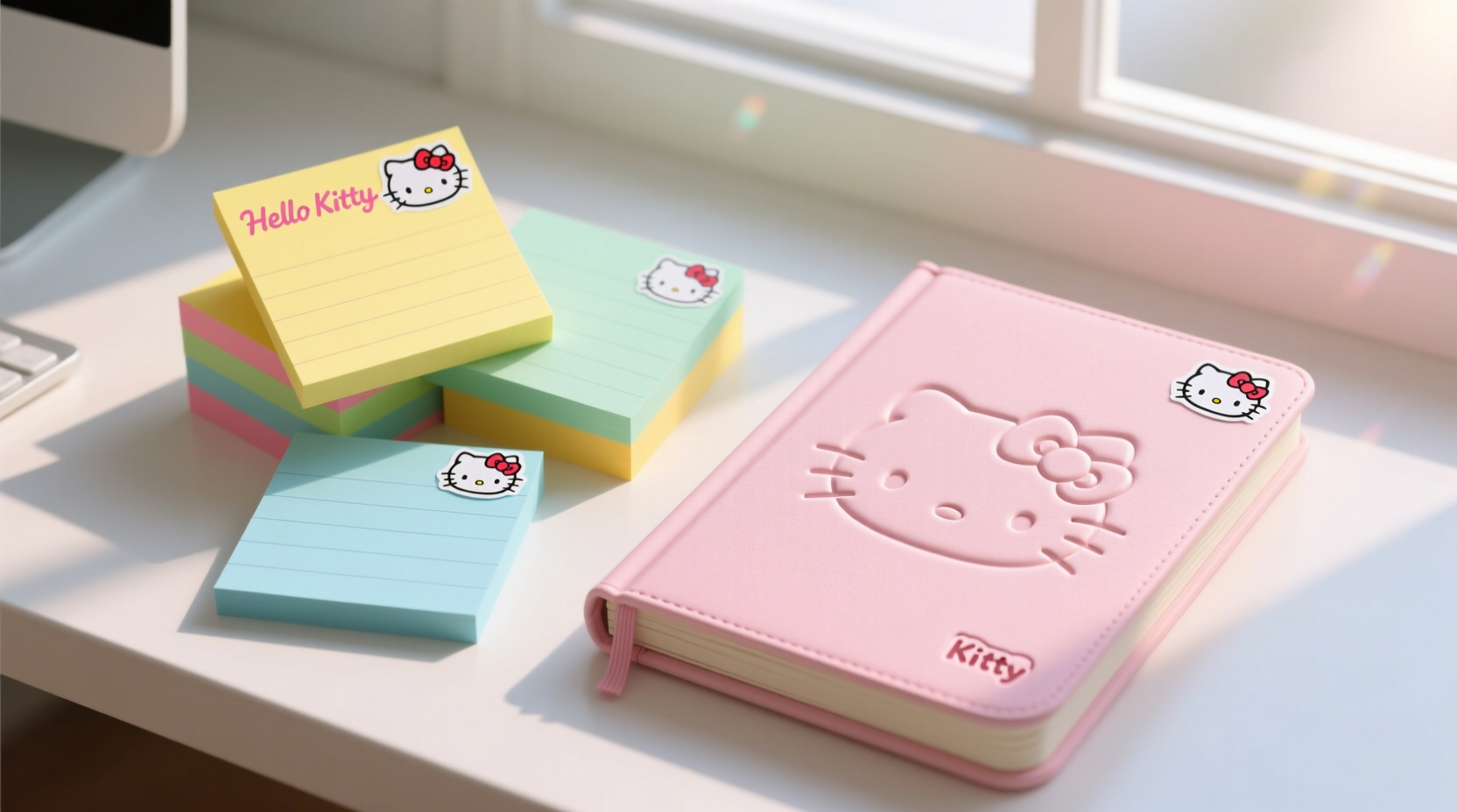 hello kitty notepad vs sticky notes which one is cuter and more practical
