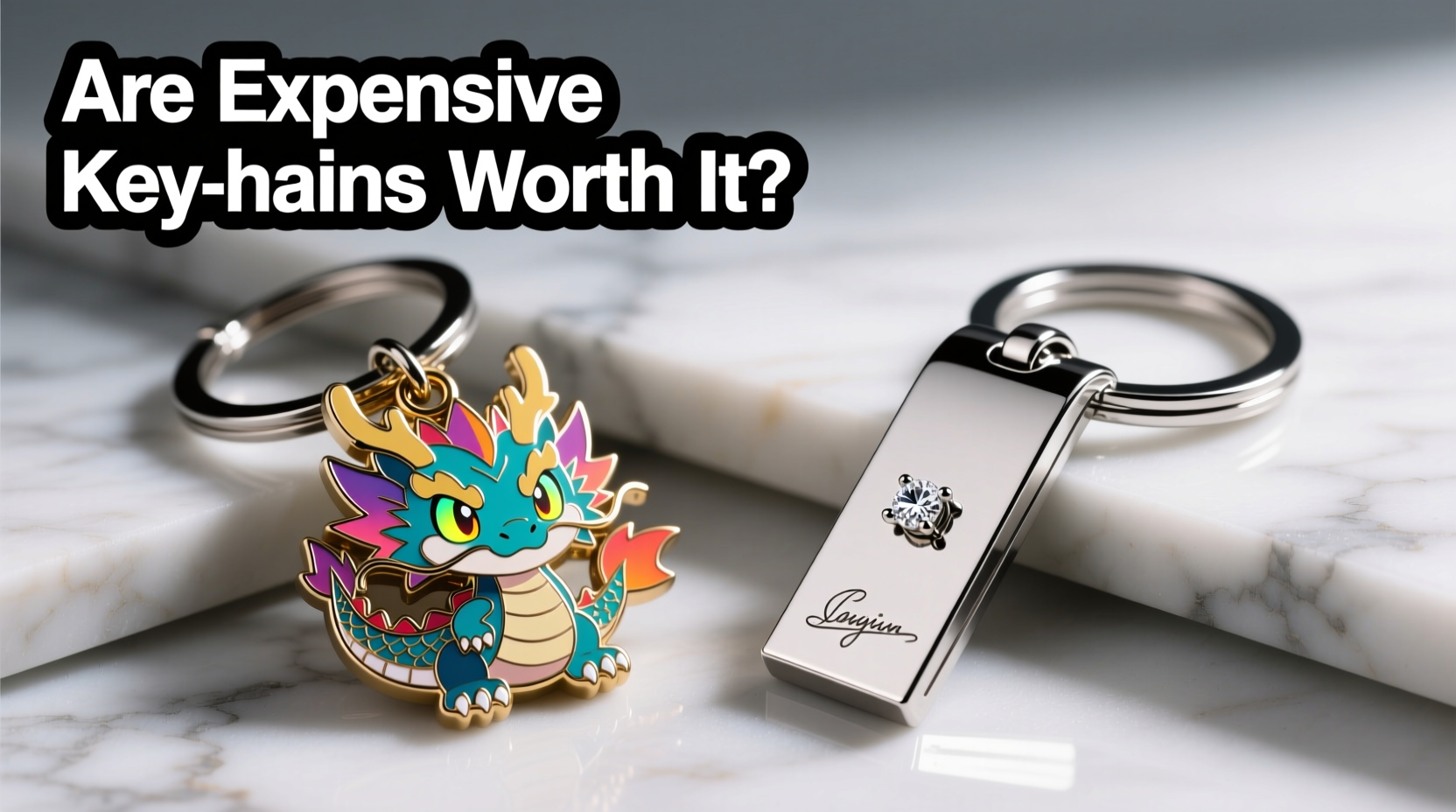 anime keychain vs luxury keychain are expensive keychains really worth it