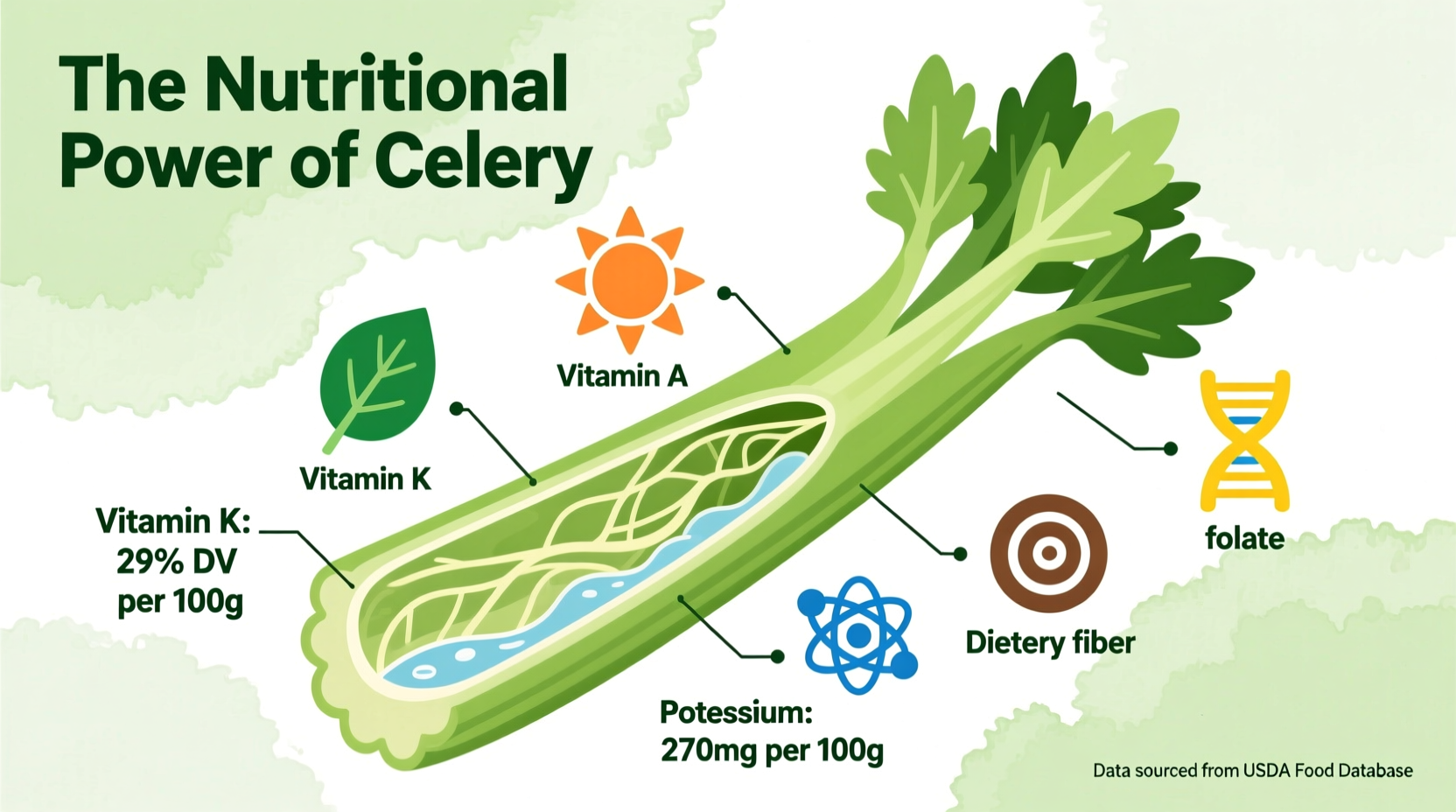 Celery Nutrition Facts: Complete Breakdown of Vitamins & Benefits
