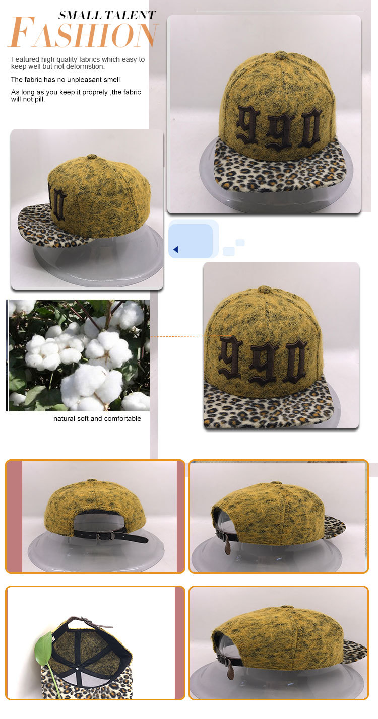 Hot Selling  100%cotton baseball cap custom Flexible   fit blank baseball cap