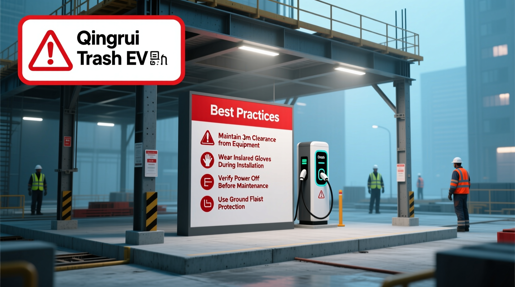 qingrui trash ev installation safety