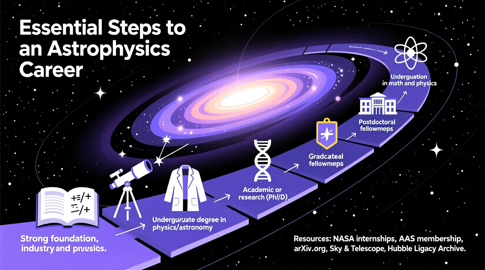 essential steps and resources to successfully break into astrophysics careers