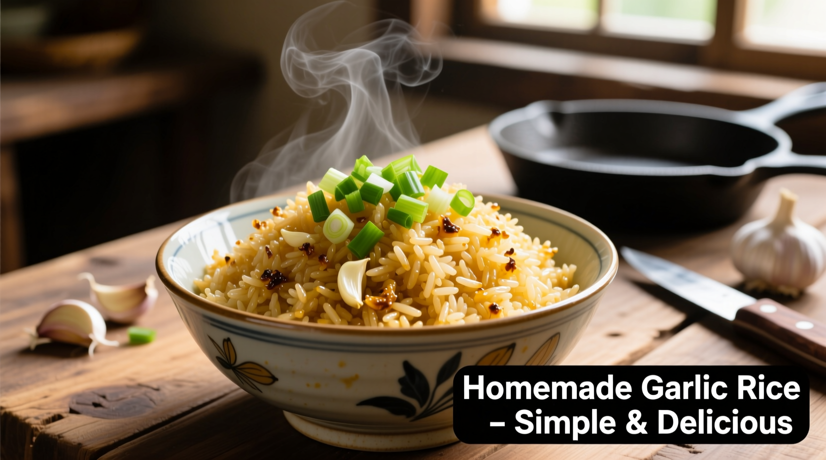 how to make garlic rice