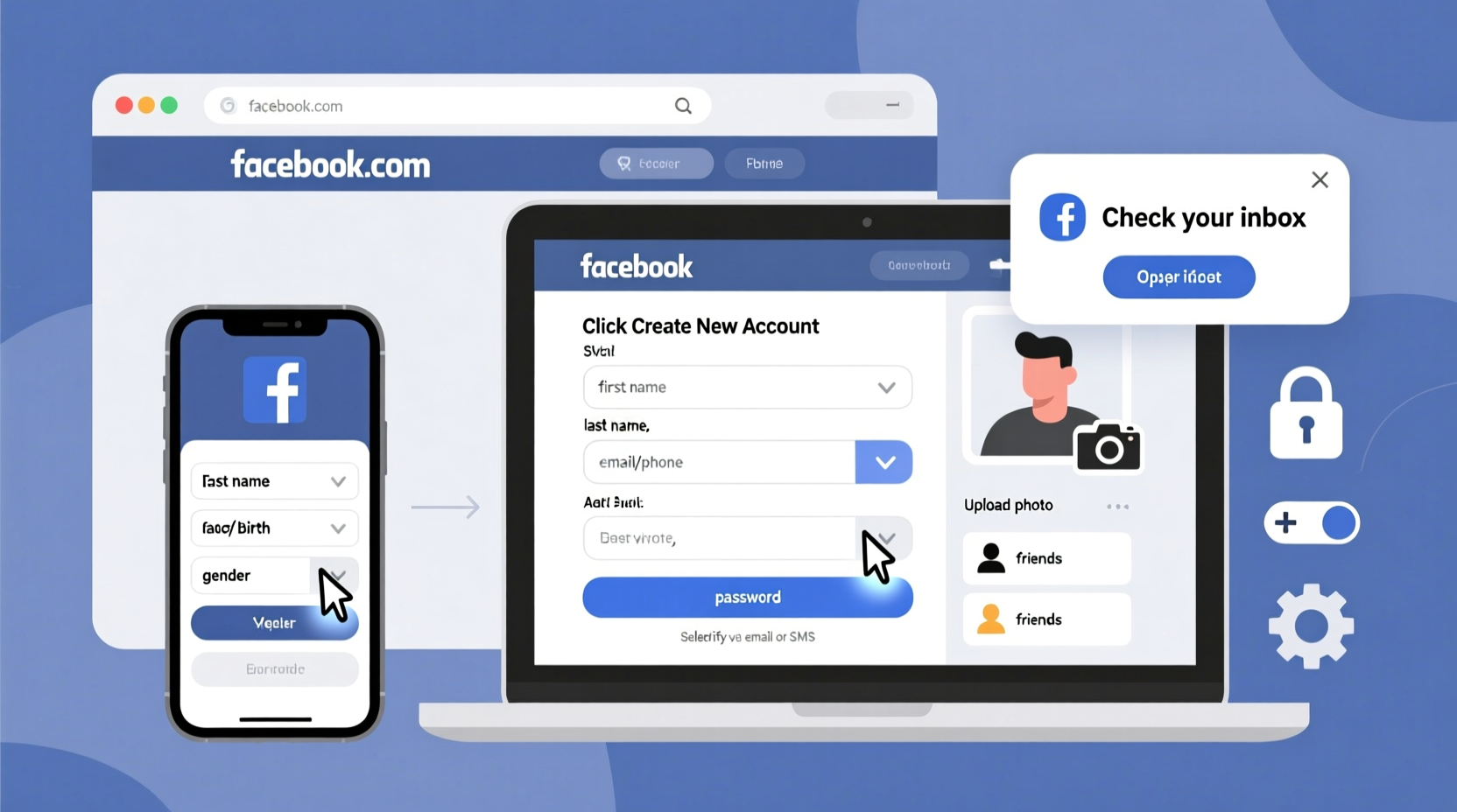 step by step guide how to create a facebook account easily and securely