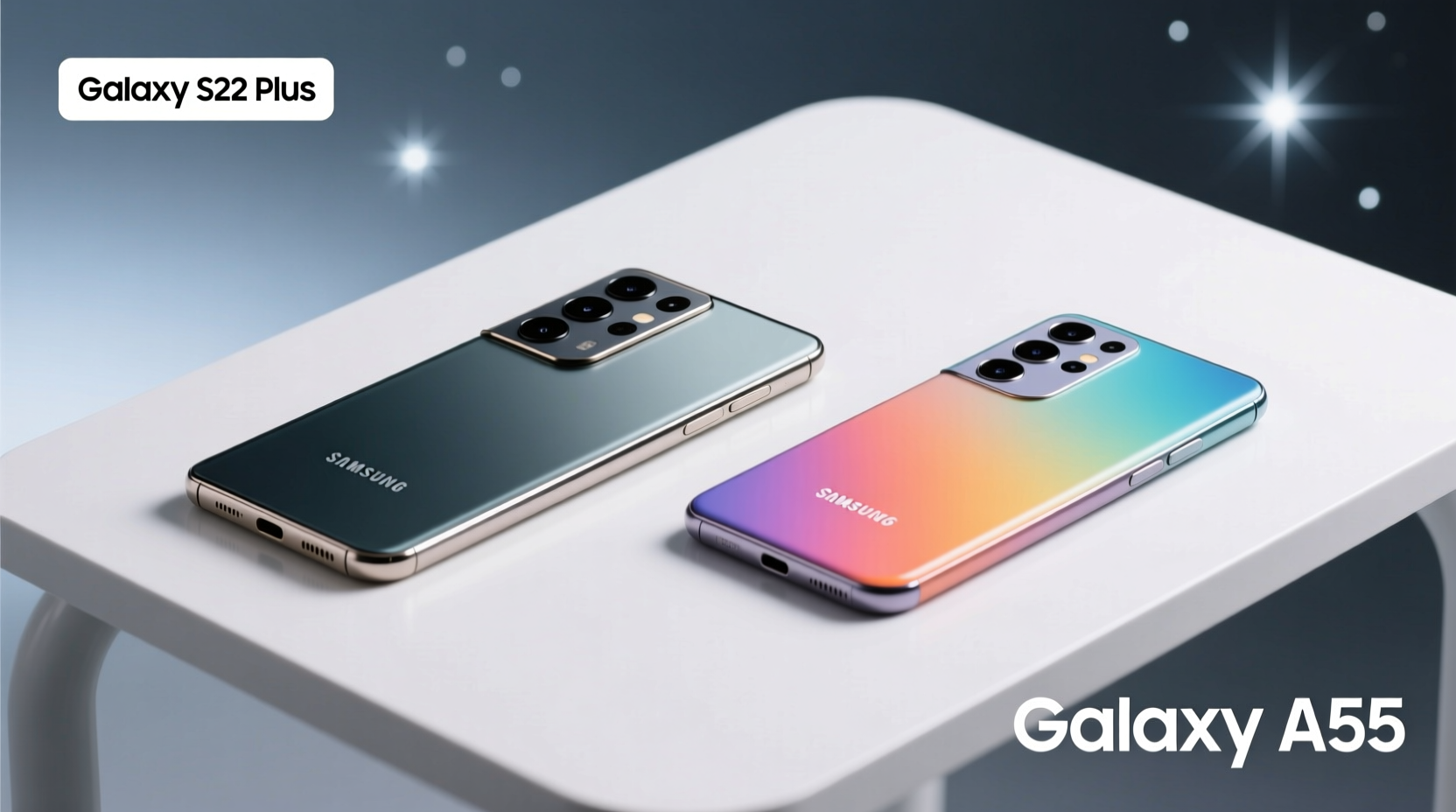 galaxy s22 plus vs a55 is the newer a55 actually better or just cheaper