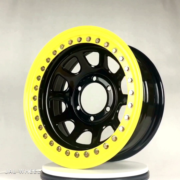 Daytona Beadlock Wheels 16 Inch Offroad Steel Rims for 4x4 SUVs