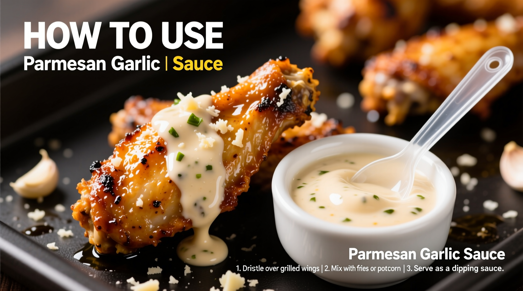 how to use buffalo wild wings parmesan garlic sauce