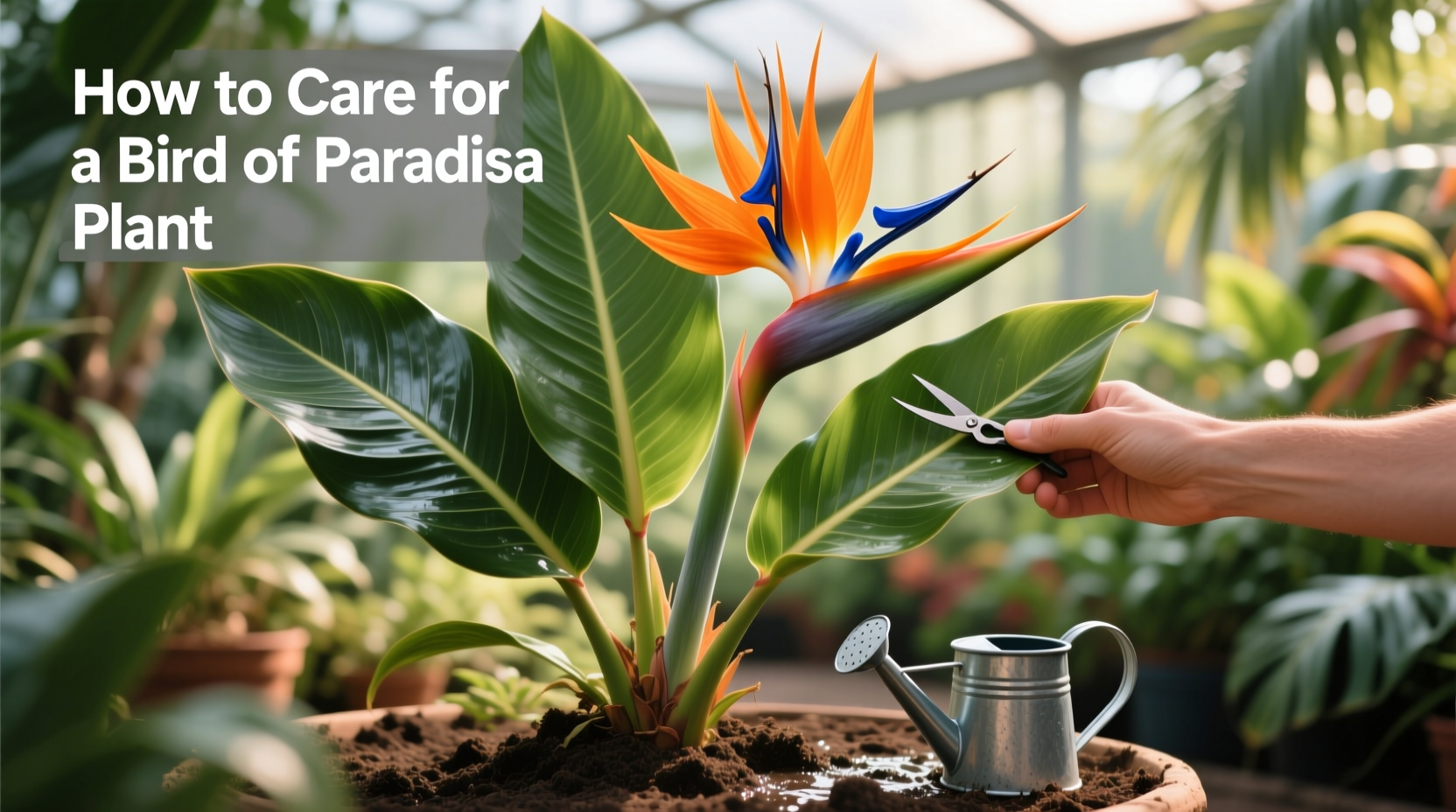 how to care for a bird of paradise