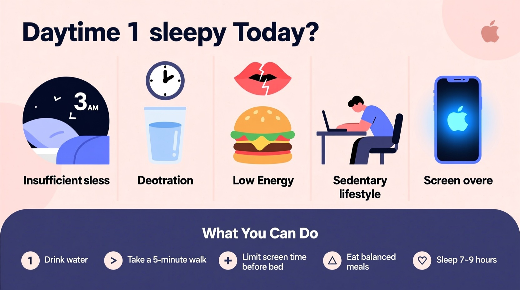 why am i so sleepy today causes and what you can do
