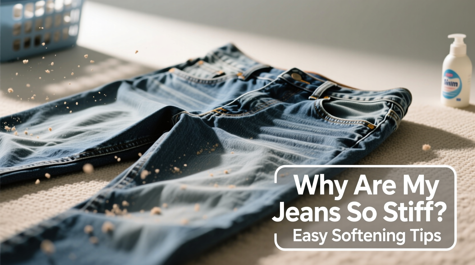why are my jeans so stiff causes easy softening tips