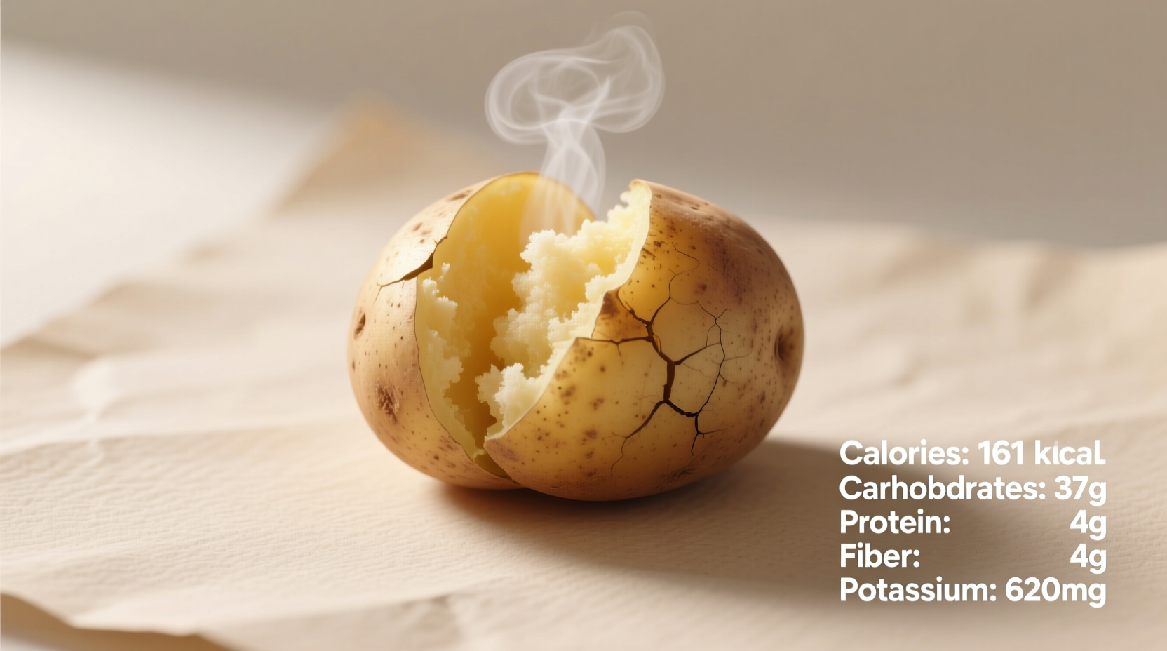 small baked potato calories