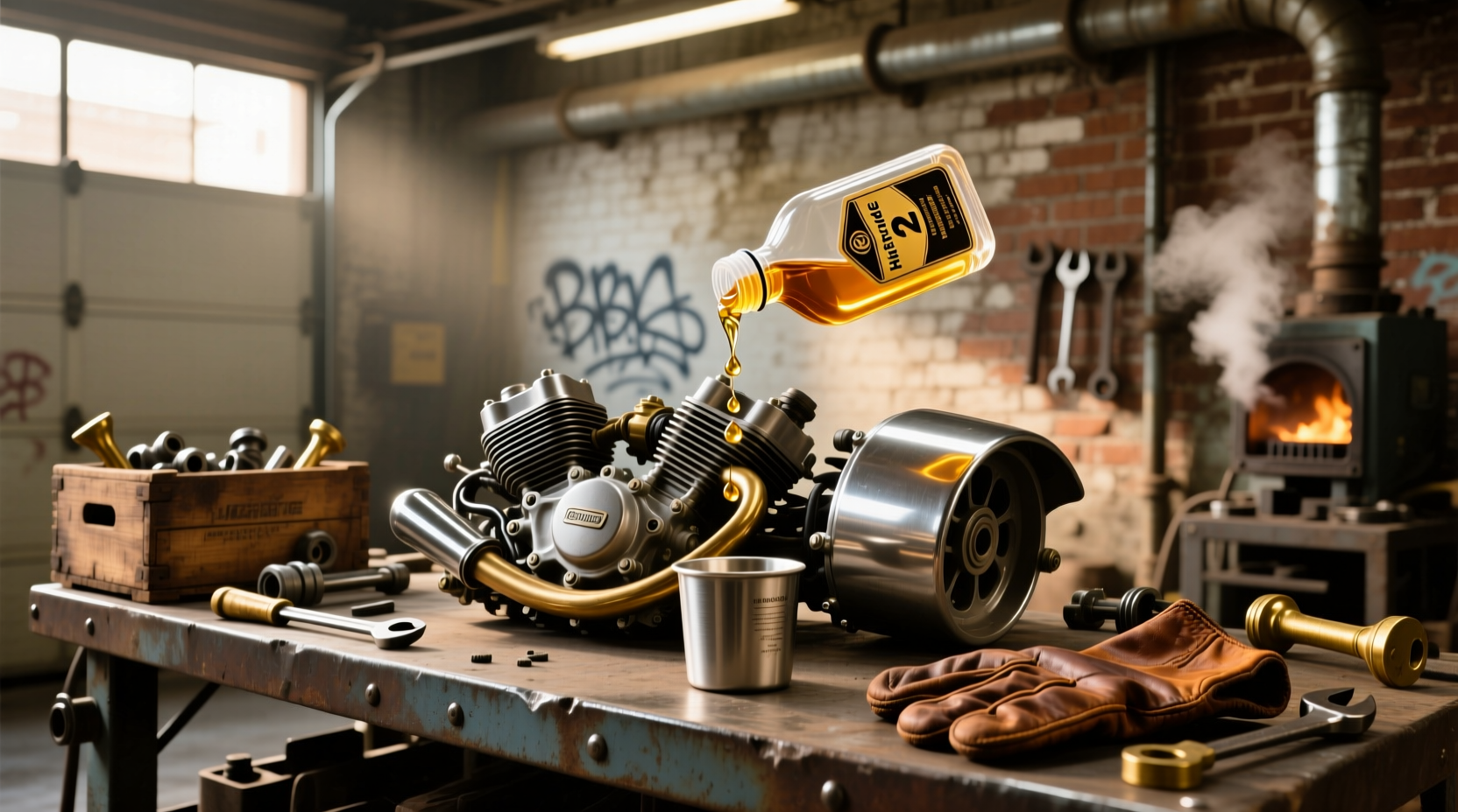 2 stroke engine oil guide