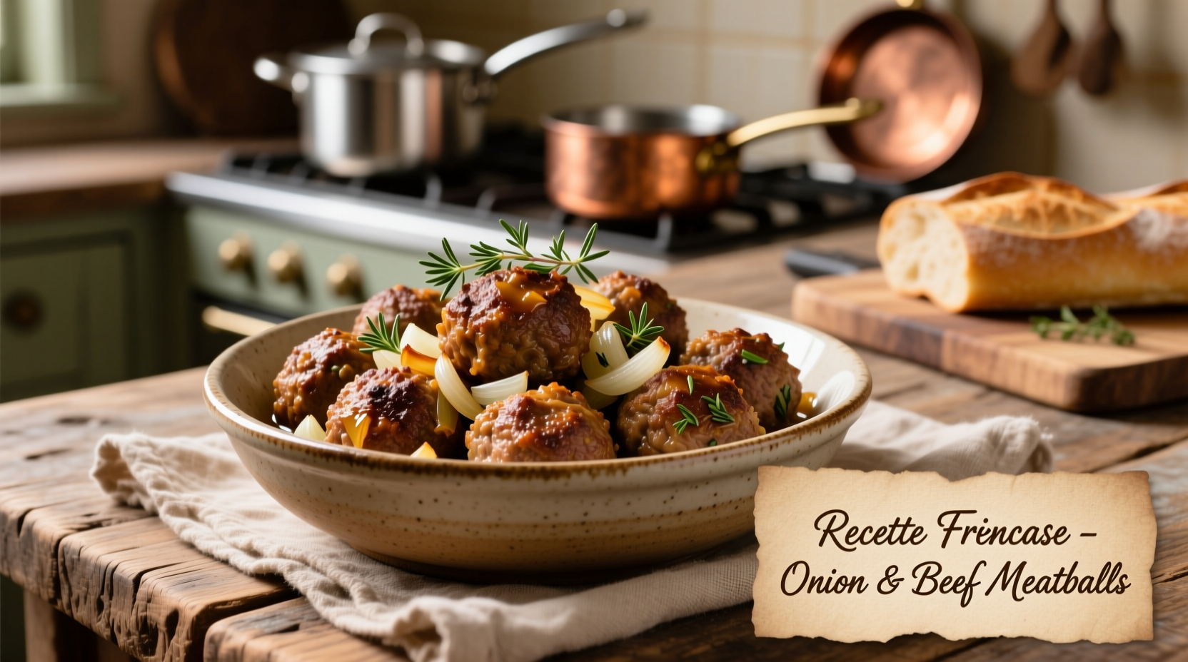 Perfect French Onion Meatballs Recipe in 45 Minutes