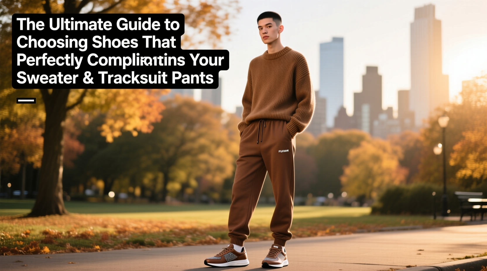 the ultimate guide to choosing shoes that perfectly complement your sweater and tracksuit pants