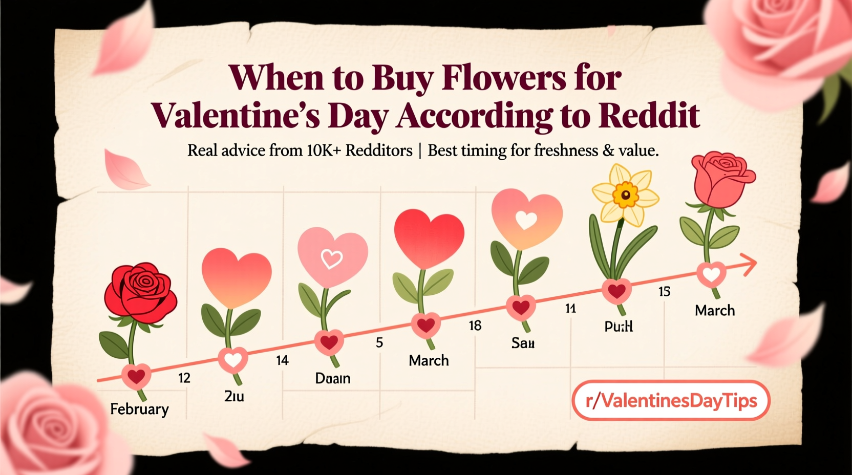 When to Buy Flowers for Valentine's Day According to Reddit