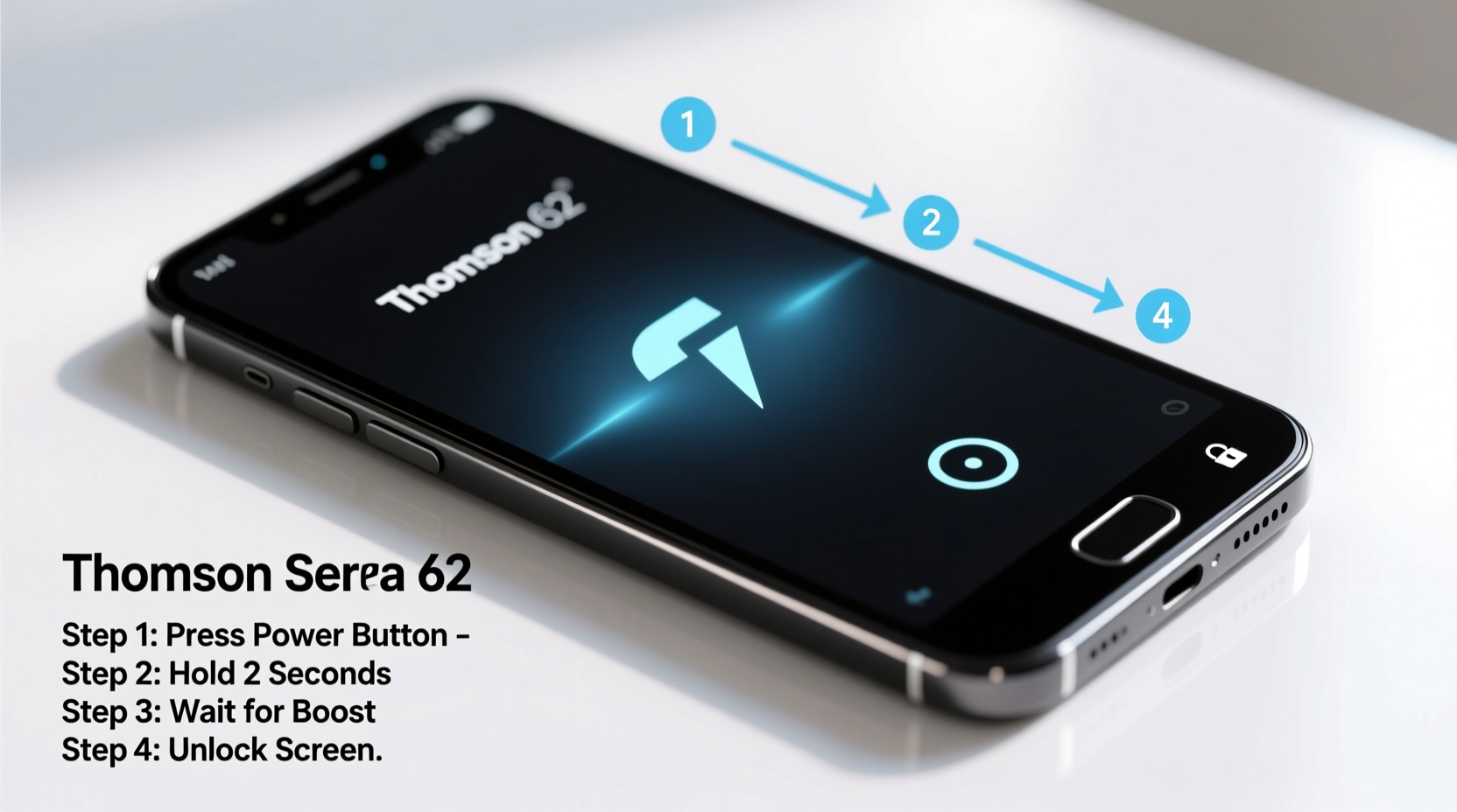 step by step guide how to turn on your thomson serea 62 cell phone easily