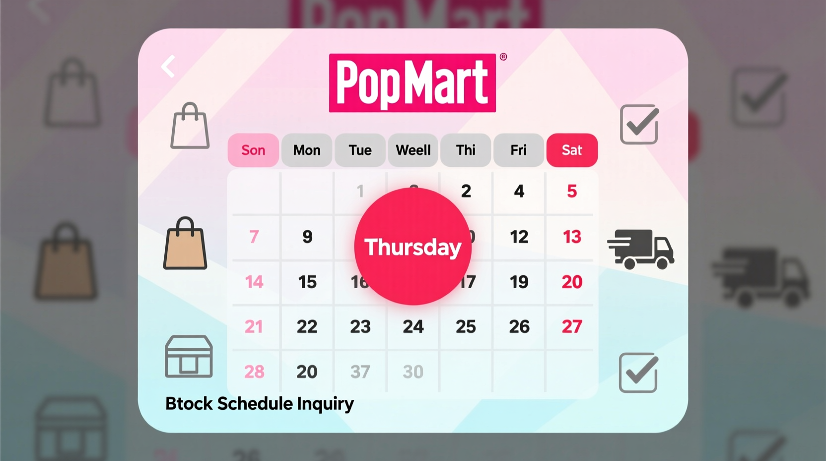 what day does popmart restock in store