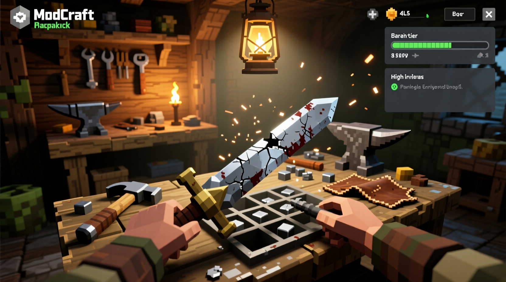 how to fix crafted equipment rlcraft