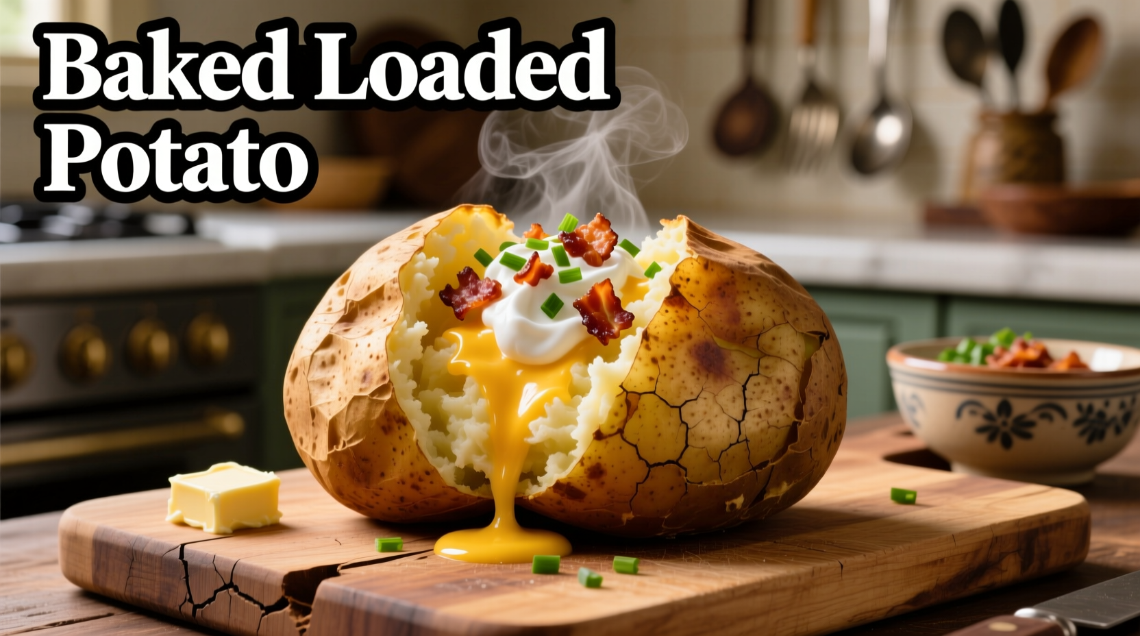 Perfect Baked Loaded Potato Recipe: Crispy Every Time