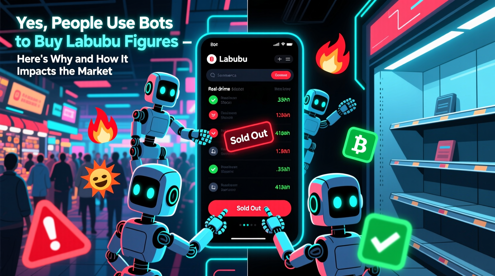 do people use bots to buy labubu