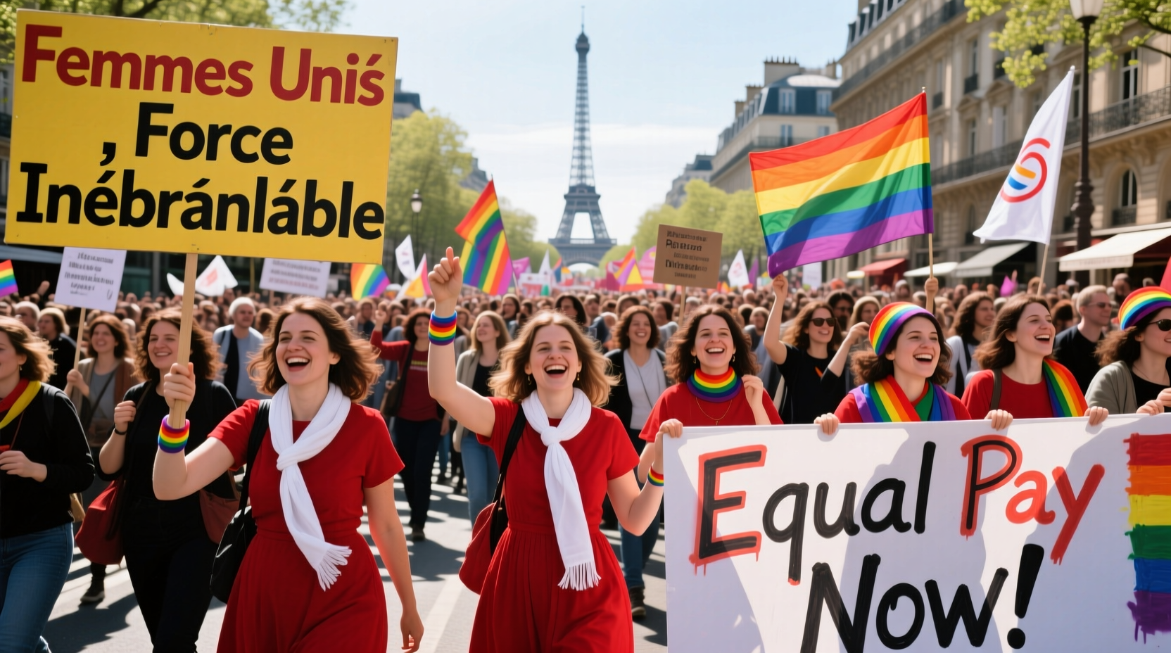 womens day march france