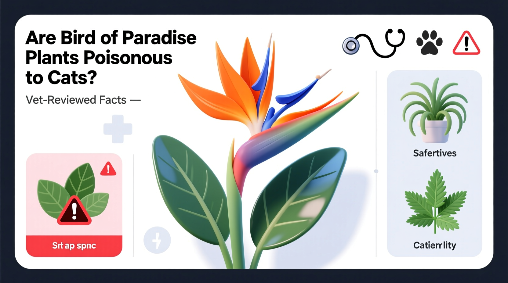 are bird of paradise plants poisonous to cats
