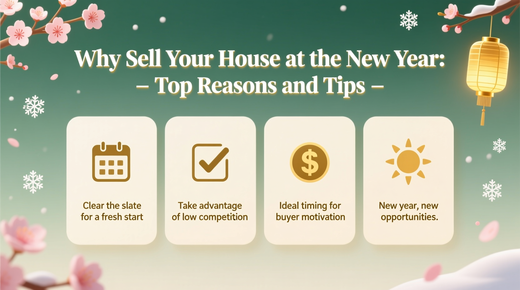 why sell house new year