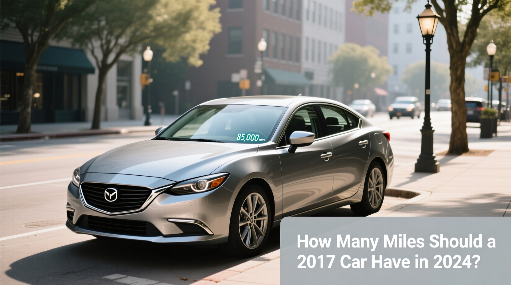 how many miles should a 2017 car have