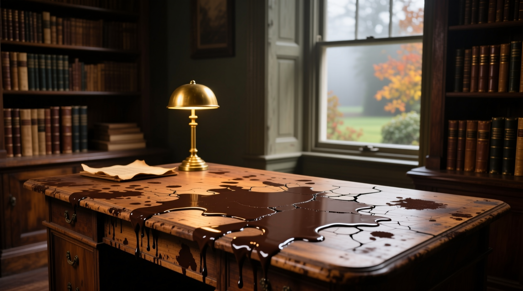 chocolate stains on furniture