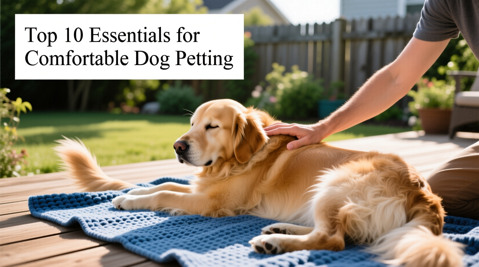 top 10 essentials for the best way to pet a dog comfortably